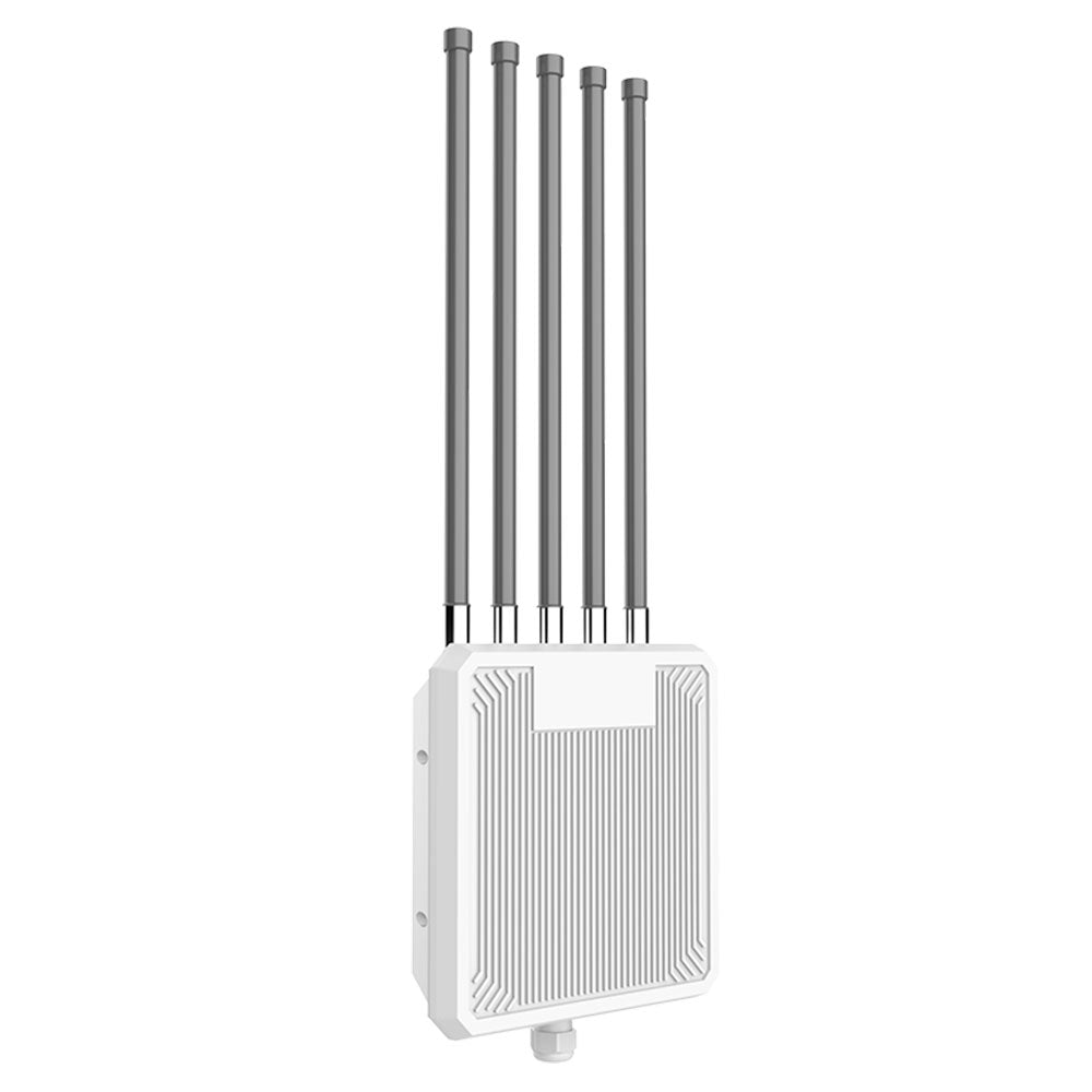 Access Point WiFi 6 Exterior HW3000L AX3000, 5 Antene 12dBi, IP67, Gigabit, Mesh