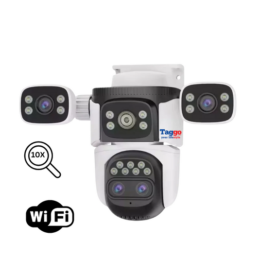 Camera Supraveghere WiFi 16MP – Zoom 10X, Vedere Nocturna Color, Audio Bidirectional, Detectie Miscare si Urmarire Automata
