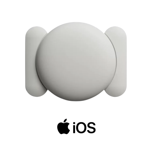 Dispozitiv de urmarire EasyTrack compatibil iOS – cu Suport Magnetic din Silicon - Alb