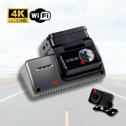 Camera Auto K26S 4K + camera spate 2.5K, WDR, WiFi si GPS integrat, 3,16" IPS, Senzor G