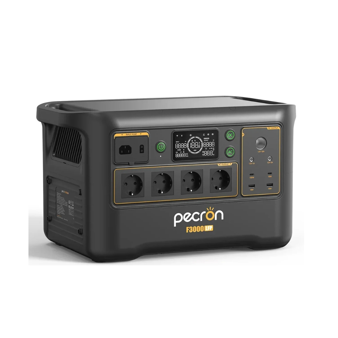 Statie de Incarcare Portabila Pecron F3000LFP, 3072Wh LiFePO4, 3600W, UPS, Solar 1600W