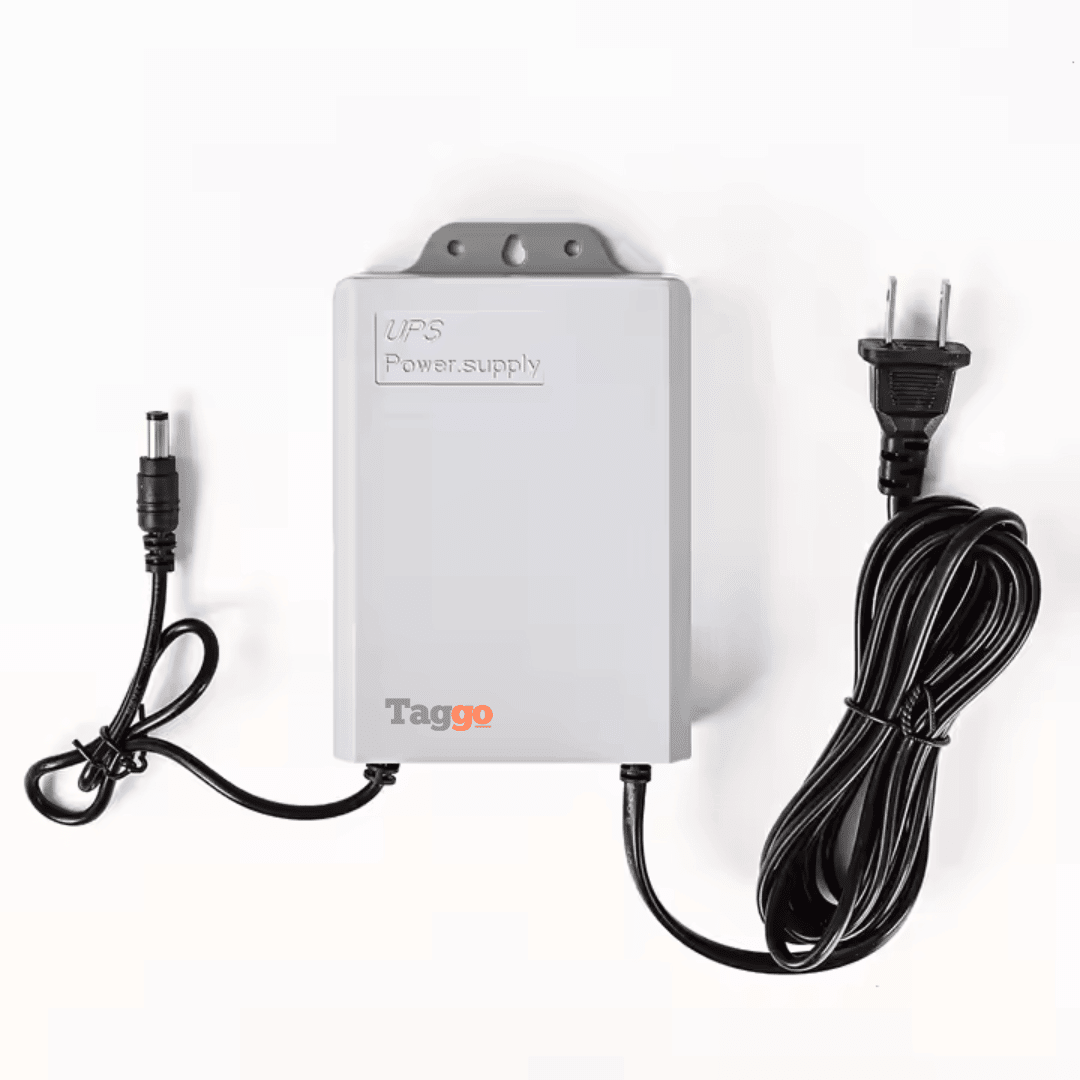 Alimentator UPS 12V Taggo.ro cu baterie 3600 mAh, protecție la suprasarcină, supratensiune și scurtcircuit, imagine produs.
