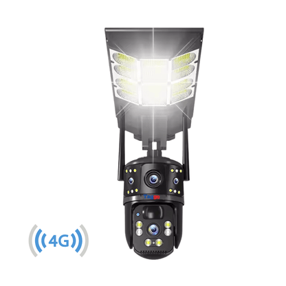 Lampa Stradala cu Camera 4G si Incarcare Solara, 8MP,Urmarire Automata si Comunicare Bidirectionala