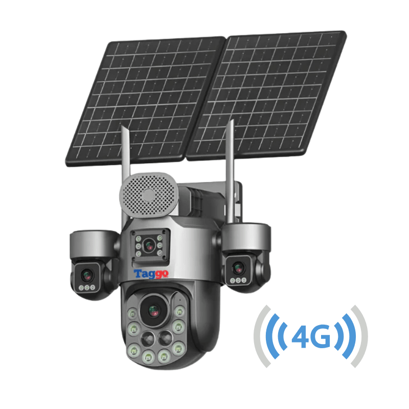 Camere Supraveghere, Panou Solar Dublu, 4K, 4G ZOOM OPTIC 99X,Vedere Full Color, Inregistarare  AOV