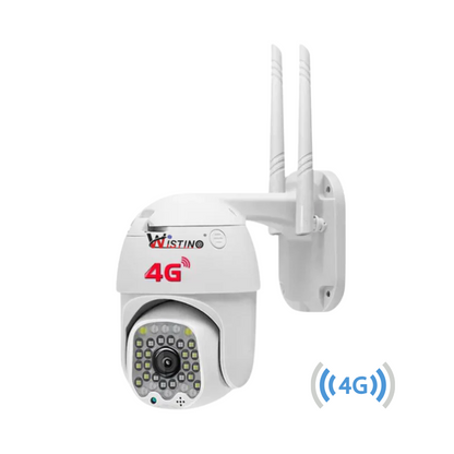 Camera Supraveghere Hd 1080p 4G 3MP, Rotire din Aplicatie, 16 Leduri IR, 16 Leduri Albe, Rezistenta la Apa IP66