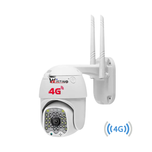 Camera Supraveghere Hd 1080p 4G 3MP, Rotire din Aplicatie, 16 Leduri IR, 16 Leduri Albe, Rezistenta la Apa IP66