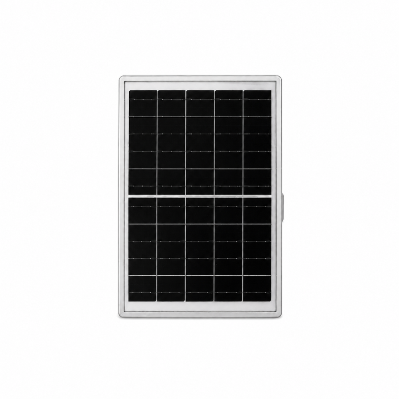 Panou Solar 8W cu Acumulator 12.000mAh pentru Camere de Supraveghere, 5V/12V, IP66, Type-C și DC