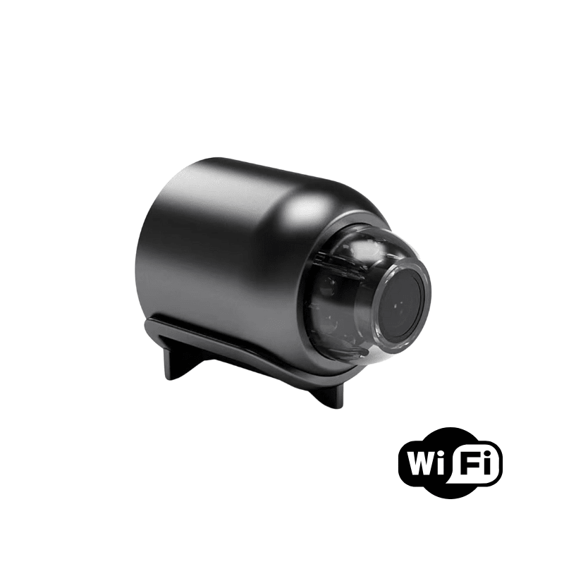 Mini cameră WIFI Taggo Full HD, vedere 160°, control din aplicație, senzor de mișcare și vizionare nocturnă.