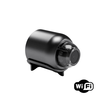 Mini cameră WIFI Taggo Full HD, vedere 160°, control din aplicație, senzor de mișcare și vizionare nocturnă.
