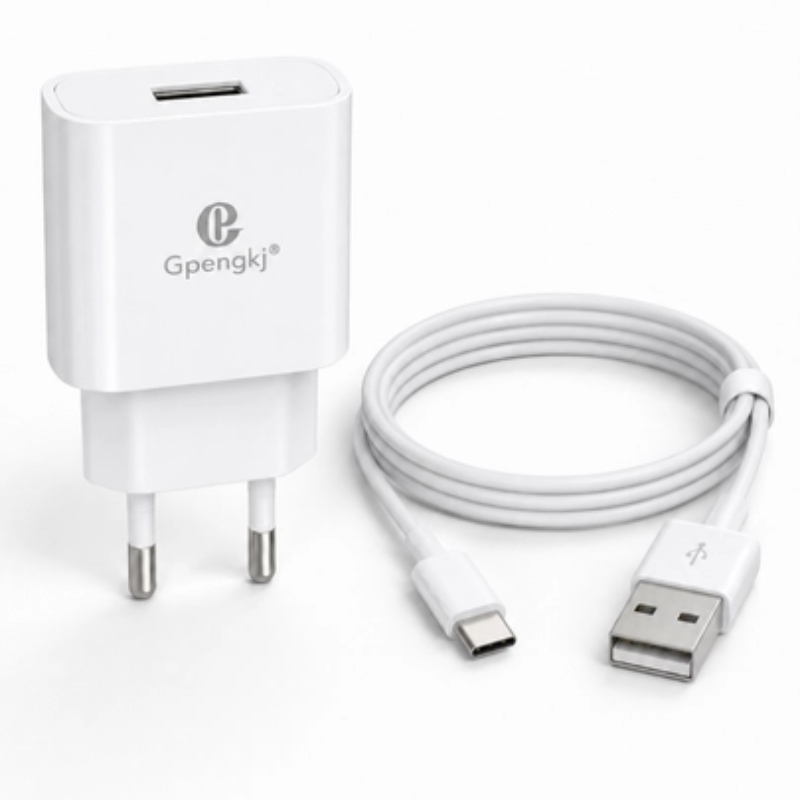 Incarcator de retea 2.4A cu cablu USB la Type-C, 1 metru, pentru camere de supraveghere
