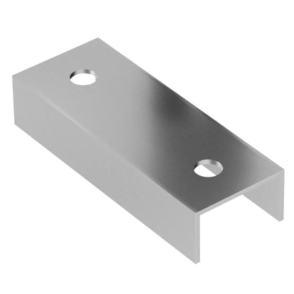 Conector profil aluminiu 100 mm – imbinare sina montaj panouri fotovoltaice tip H