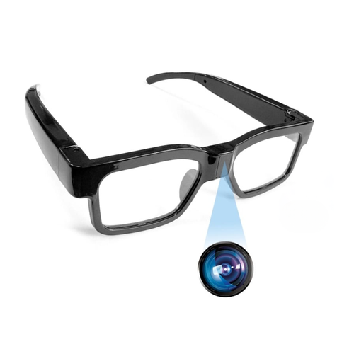 Ochelari cu Camera Ascunsa Rezolutie Full HD, Viziune Nocturna, husa inclusa