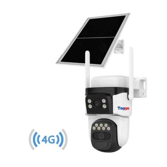 Camera de Supraveghere Solara 4G Cartela SIM, Online 24h, 6 MP, Full HD, Panou Solar 10W, Rezistenta La Apa IP 66