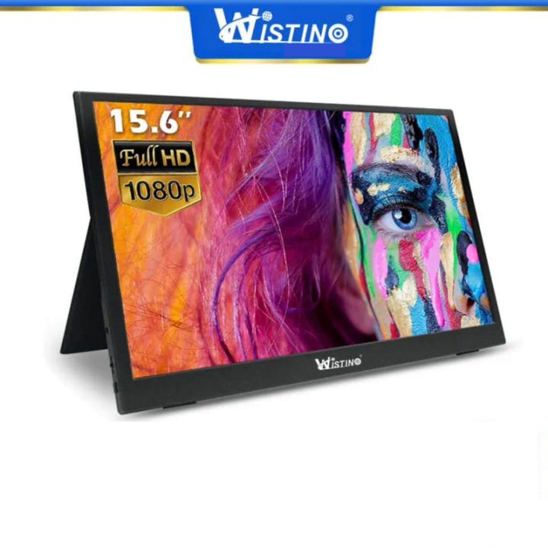 Monitor portabil 15,6 inch Taggo pentru laptop, telefon, Xbox, Switch și PS4, cu ieșire HDMI, display pentru gaming și multimedia