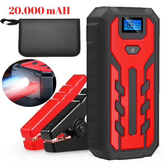 Starter auto multifunctional, Q-D1020, acumulator extern, lanterna, 20.000mA, curent de pornire 400 A, Andowl - Taggo.ro