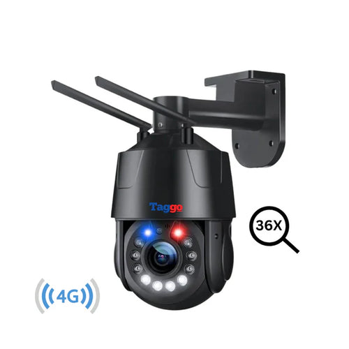 Camera Supraveghere 4G 4K Ultra HD 36X Optical ZOOM, Rotire Din Aplicatie, Rezistenta La Apa IP 66