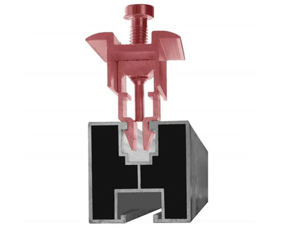 Clema mijloc universala 30-40 mm – fixare panouri fotovoltaice profil H 40x40