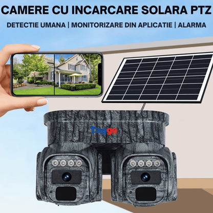 Camera Solara 4G Wistino 8MP Dual Lens cu Pan-Tilt 360 grade si Detectare AI