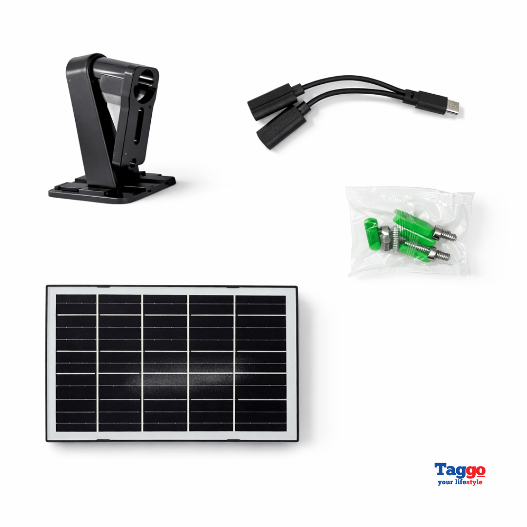 Panou Solar 10W USB-C pentru Camera Supraveghere cu Incarcare Continua