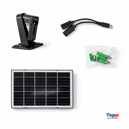 Panou Solar 10W USB-C pentru Camera Supraveghere cu Incarcare Continua