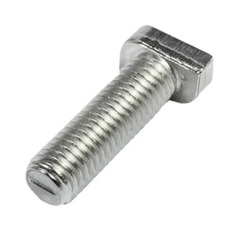 Set 100 Suruburi Cap T (Ciocan) M10x25 Inox A2, pentru Profil H 40x40, Structuri Fotovoltaice