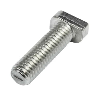 Set 100 Suruburi Cap T (Ciocan) M10x25 Inox A2, pentru Profil H 40x40, Structuri Fotovoltaice