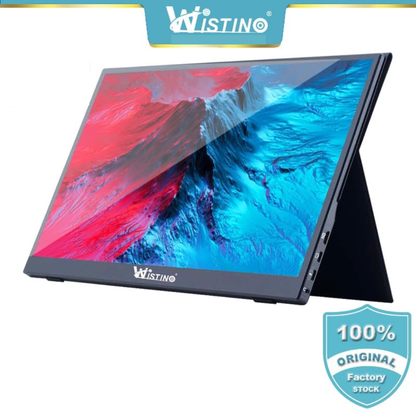 Monitor portabil HDMI WISTINO de 13,3 inch, compatibil cu laptop, telefon, Xbox, Switch și PS4 pentru gaming.