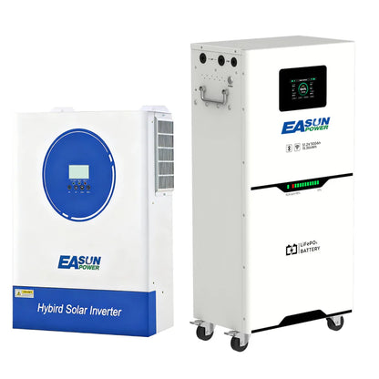 Acumulator solar Easun 15kWh LiFePO4 51.2V 300Ah cu Display Touch pentru Fotovoltaice