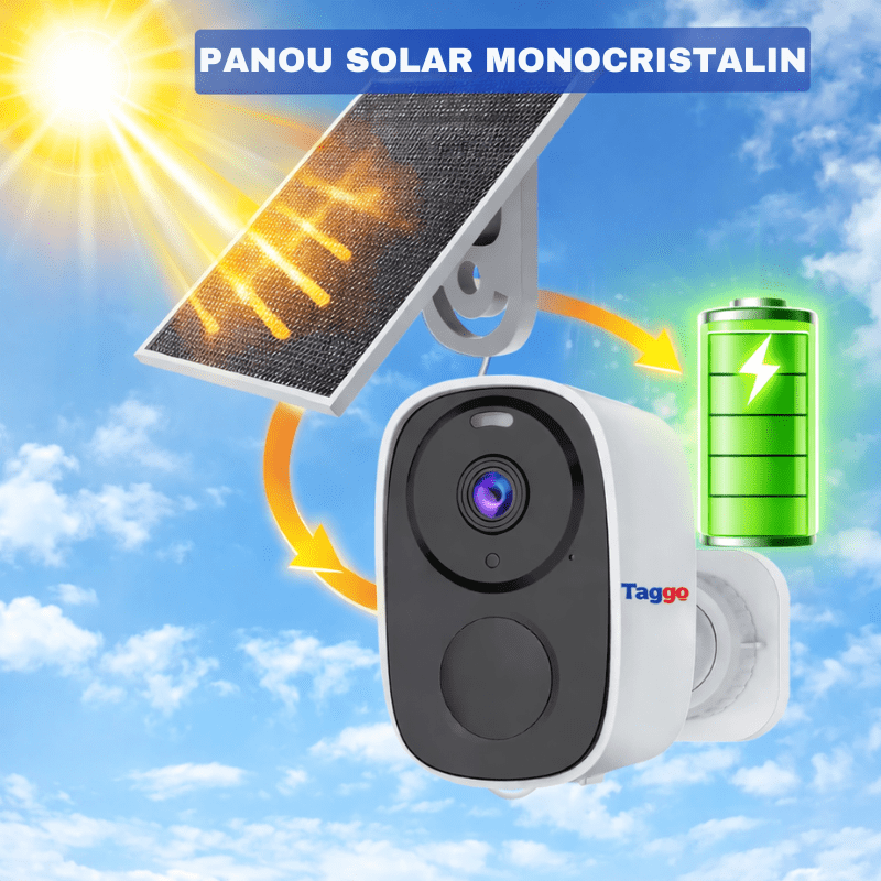 Camera Solara 4G 3MP O-KAM cu Detectare PIR, Sirena si Audio Bidirectional