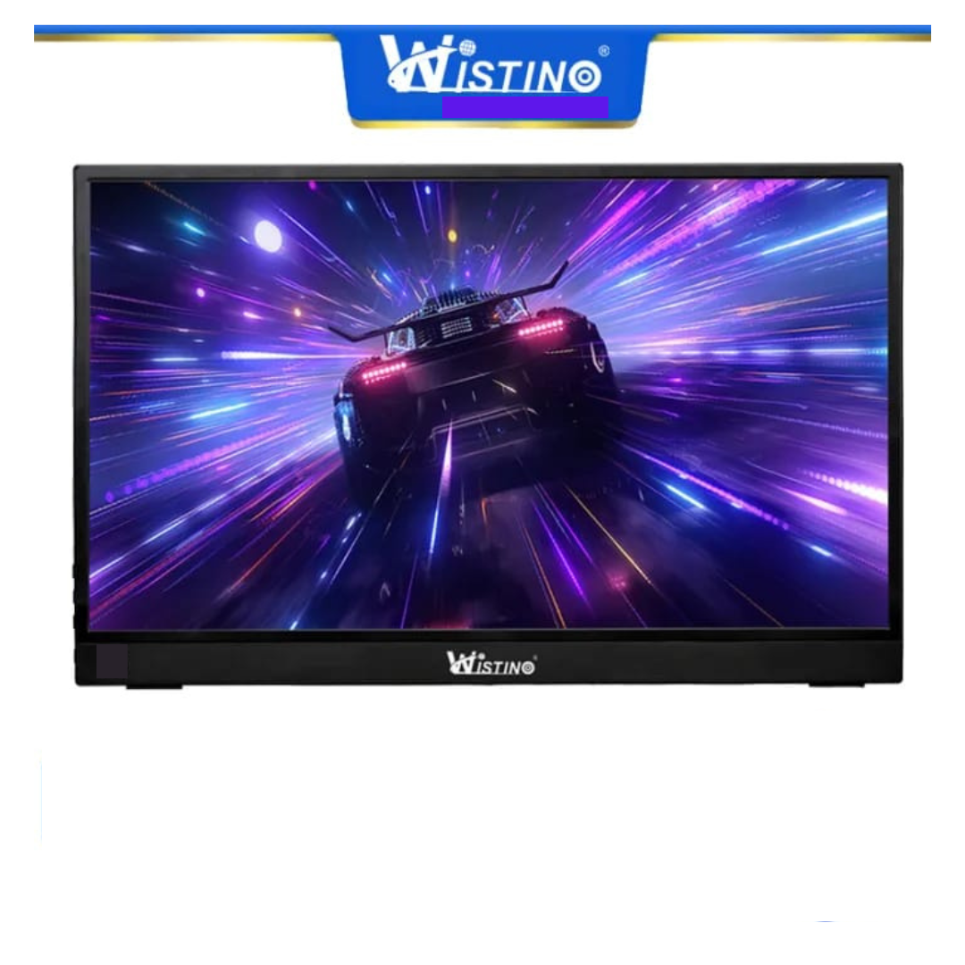 Monitor portabil WISTINO de 15,6 inch pentru laptop, telefon și console de gaming, cu port HDMI, de la brandul Taggo