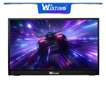 Monitor portabil WISTINO de 15,6 inch pentru laptop, telefon și console de gaming, cu port HDMI, de la brandul Taggo