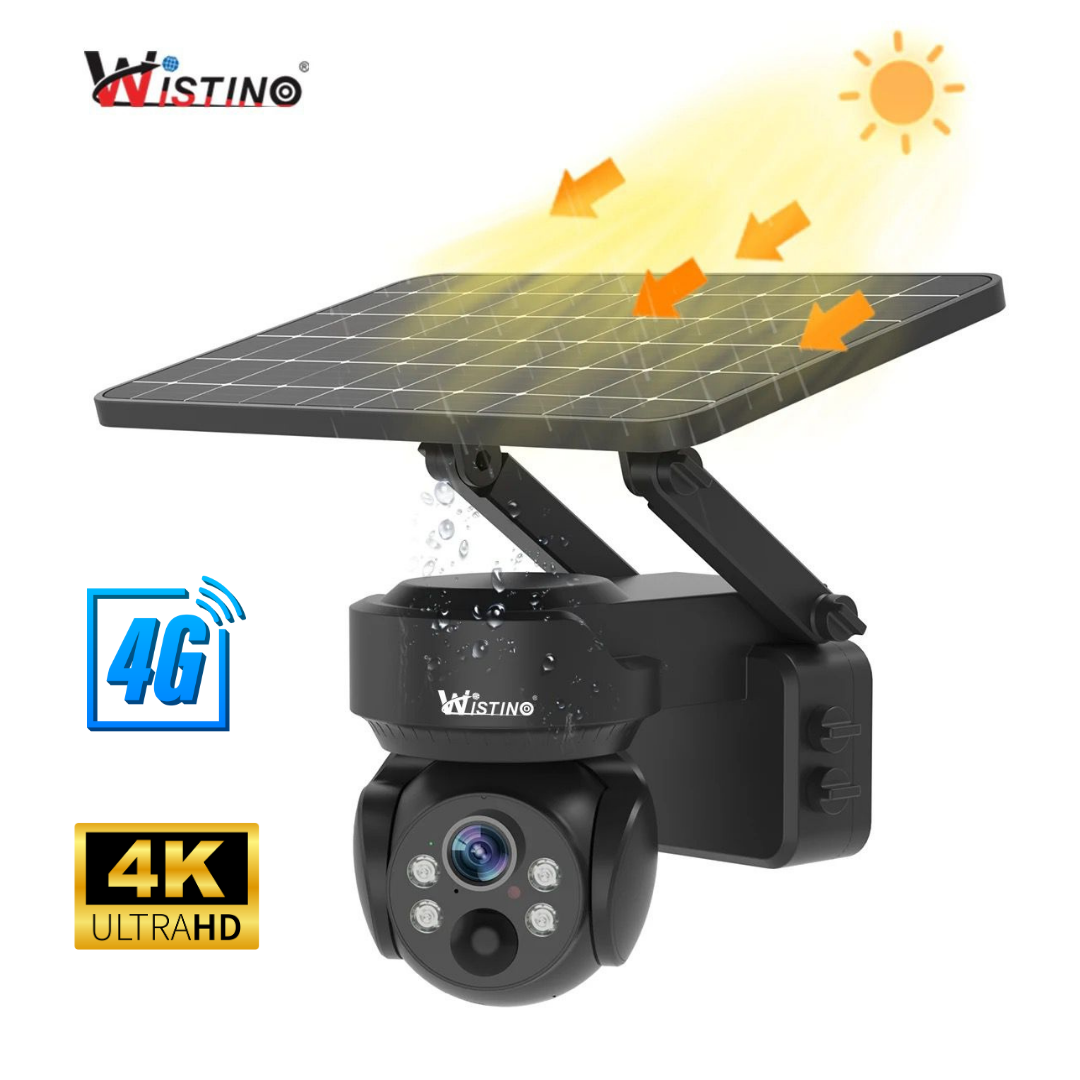 Camera de Supraveghere Solara WIFI 5MP, Panou Solar, Control din Aplicatie, Rezistenta la apa