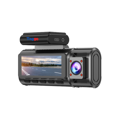 Camera auto Tripla TAGGO WIFI Fata 4K + Interior 1080p + Spate 1080p, Monitorizare Parcare 24h