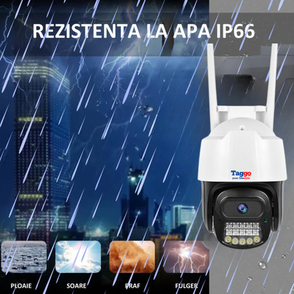 Camera Supraveghere 4G V380 6MP – Rotire 360°, Detectie Umana, Audio Bidirectional, Control din Aplicatie