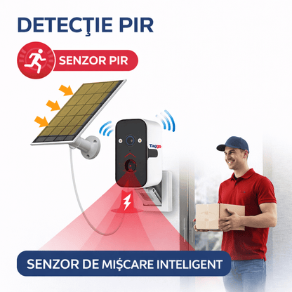 Camera Solara 4MP 4G/WiFi PTZ O-KAM Pro cu Rotire 360 grade si Audio Bidirectional