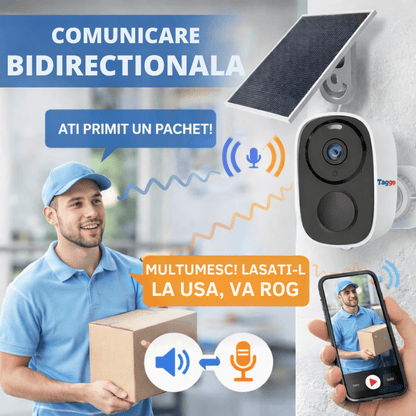 Camera Solara 4G 3MP O-KAM cu Detectare PIR, Sirena si Audio Bidirectional