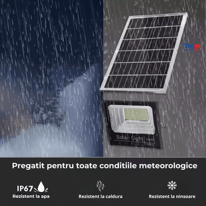 Panou Solar 160W cu Acumulatori 60Ah pentru Camere de Supraveghere, Iesire 12V
