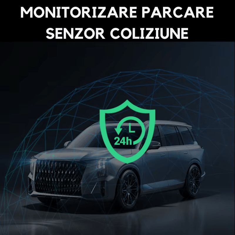 Camera auto DVR 2K, camera spate 1K, conexiune 4G cu cartela SIM, monitorizare parcare si functie GPS.