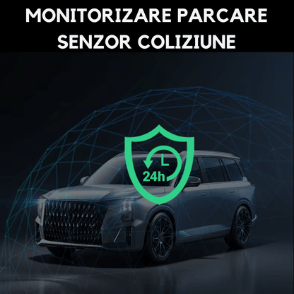 Camera auto DVR 2K, camera spate 1K, conexiune 4G cu cartela SIM, monitorizare parcare si functie GPS.
