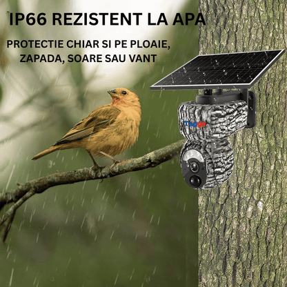 Camera Solara 4G 4MP cu GPS, Tracking Uman si Baterie 8000mAh