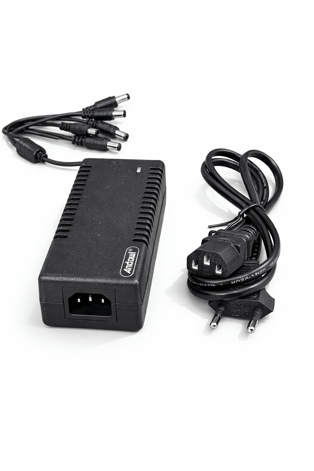 Adaptor Anduli 12V 8A 96W cu 5 Iesiri DC pentru Alimentarea Camerelor