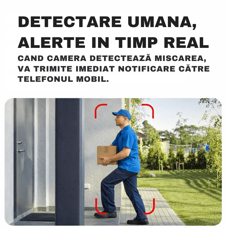 Camera WiFi 3MP 180 grade O-KAM Pro cu Human Tracking si Vedere Nocturna Color