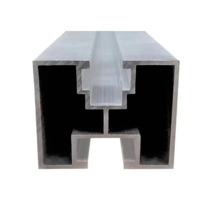 Profil aluminiu tip H 40x40 mm pentru montaj panouri fotovoltaice – sina 3.6m