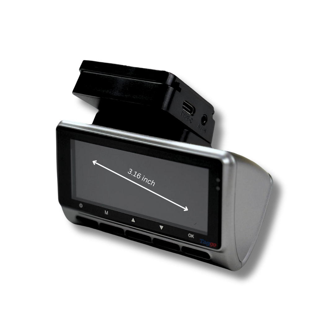 Camera Auto K26S 4K + camera spate 2.5K, WDR, WiFi si GPS integrat, 3,16" IPS, Senzor G