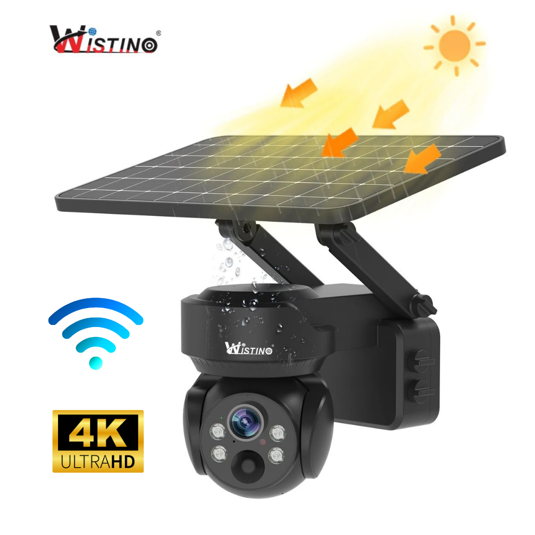 Camera de Supraveghere Solara WIFI 5MP, Panou Solar, Control din Aplicatie, Rezistenta la apa