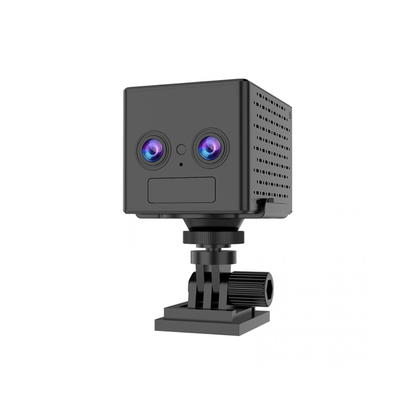 Mini Camera 4G Dual Lens 1080P cu Zoom Hibrid 6X si Detectare Umana
