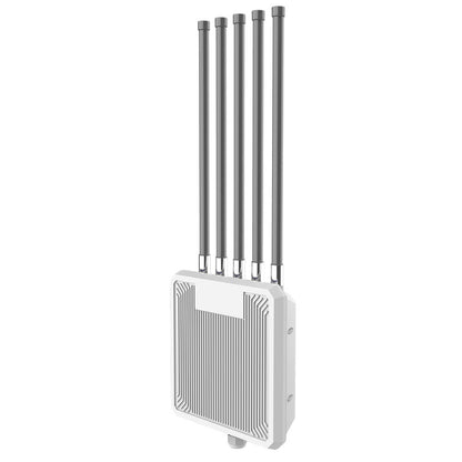Access Point WiFi 6 Exterior HW3000L AX3000, 5 Antene 12dBi, IP67, Gigabit, Mesh
