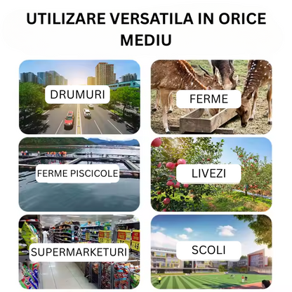 Camera de Supraveghere WiFi, cu Incarcare Solara, 5 MP, ZOOM 18X Optic, Detectie Miscare, IP66