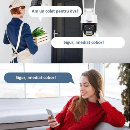 Camera Supraveghere 4G V380 6MP – Rotire 360°, Detectie Umana, Audio Bidirectional, Control din Aplicatie
