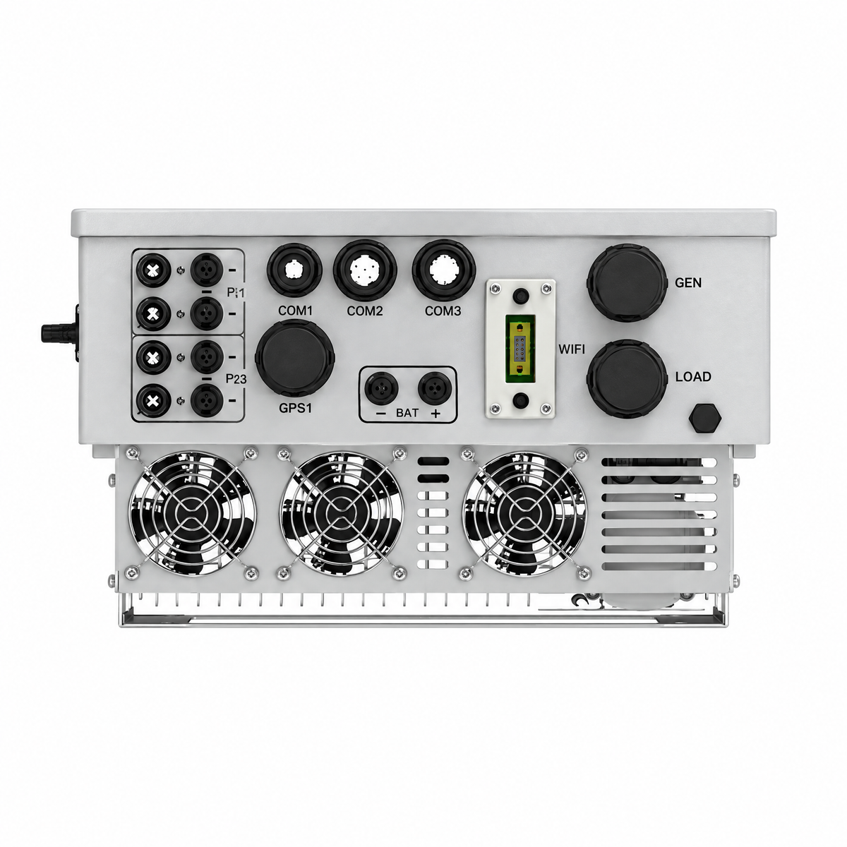Invertor Hibrid Deye SUN-30K-SG01HP3-EU-BM3 30kW Trifazat HV cu Backup, 3 MPPT, IP65